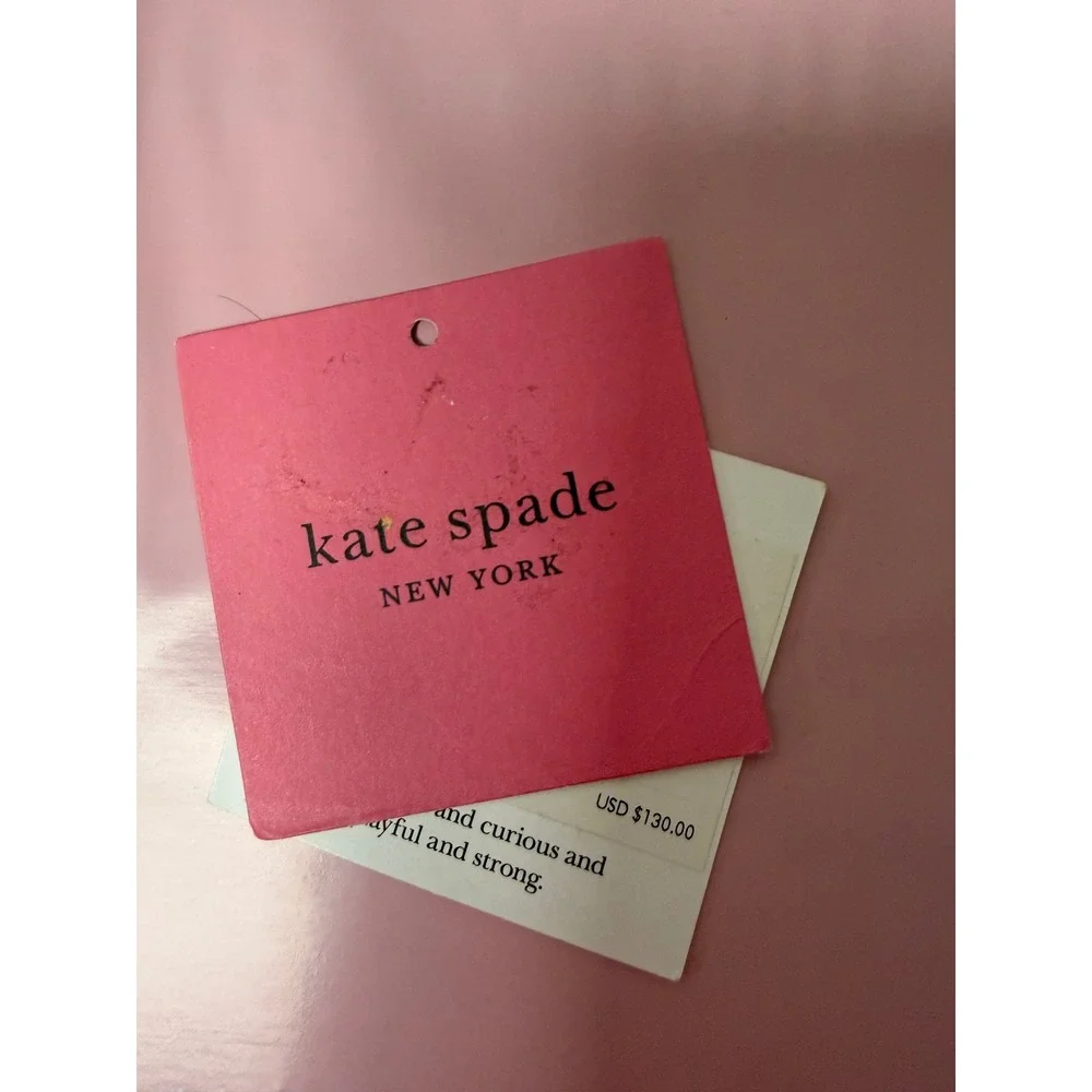 Kate Spade Purple Spade Flower Cutout One Piece Swimsuit XS‎ Bandeau  Strap